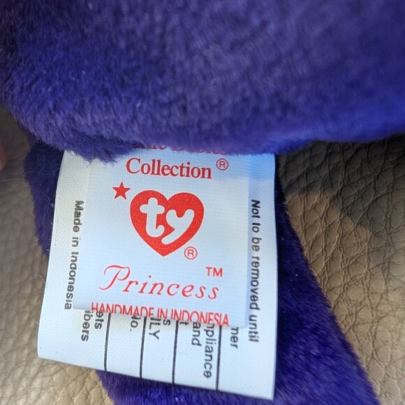 1997 Princess  bear, beanie baby, RARE - Picture 4 of 6